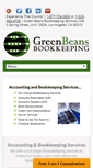 Mobile Screenshot of greenbeansbookkeeping.com